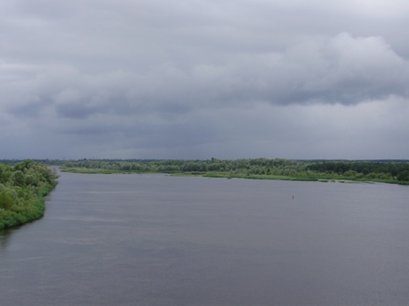 Rzeka Prypeć i rezerwat w Czarnobylu...